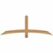 Ekena Millwork Bellingham Timber Gable Bracket, Western Red Cedar, 60"W x 22"H x 1 1/2"D x 3 1/2"F, 9/12 Pitch GBW060X22X0204BEL00SWR - alternate 1